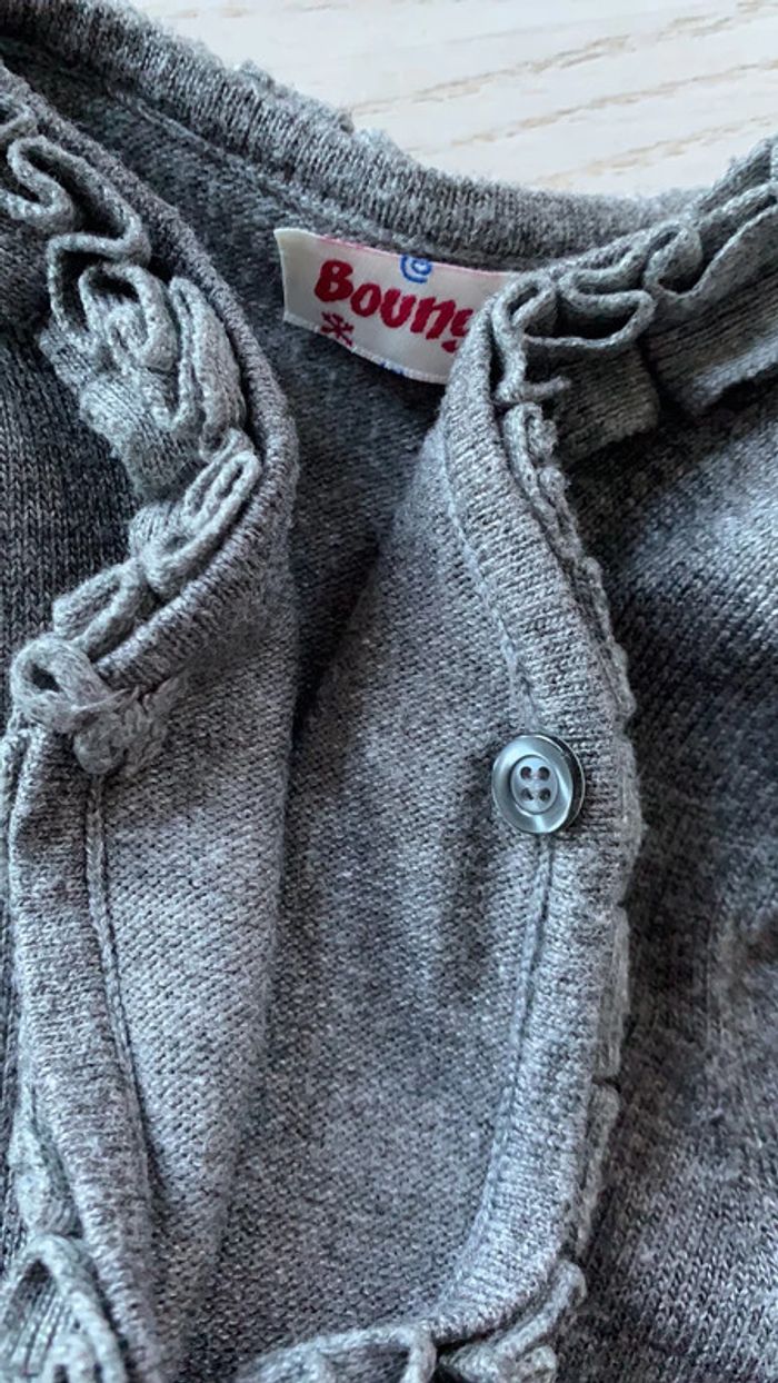 Boléro gris 8 ans Bouny Baby - photo numéro 4
