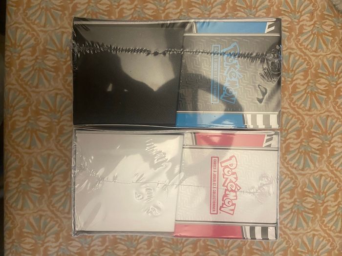 Lot ETB Pokemon flamme blanche + foudre noire scellé - photo numéro 2