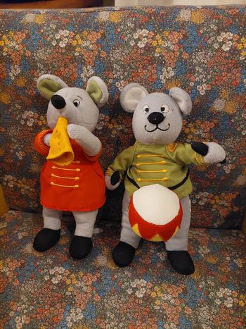 Ikea - couple de peluche souris Klappar Cirkus