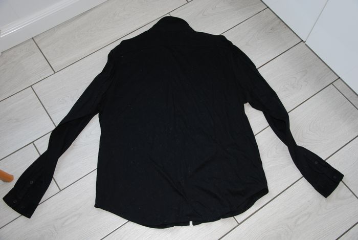 chemise homme XXL coton jersey noir IKKS - photo numéro 3