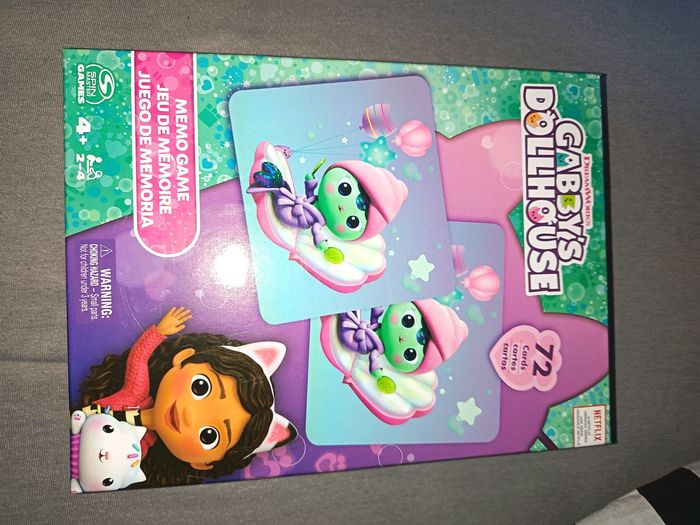 Jeu de mémoire gabby chat