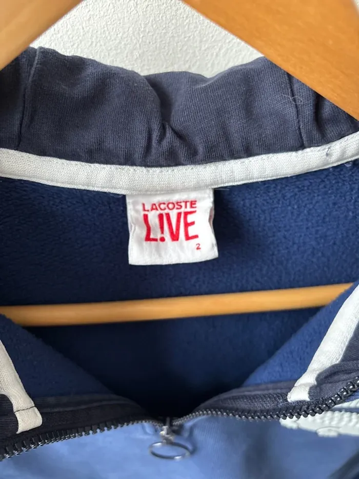 Sweat à capuche Lacoste Taille 2 - photo numéro 3