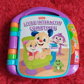 Livre interactif comptines neuf Fisher Price