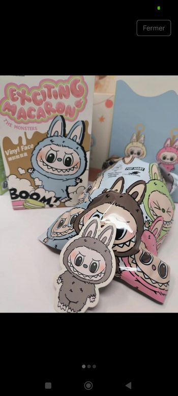 Labubu – Collection Exciting Macaron - Sésame Bean