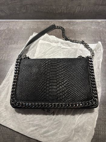 Sac à mains en cuir Zara