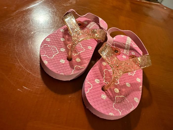 Tong fille rose funky fish - photo numéro 4