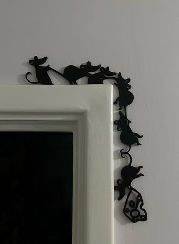 Décoration murale Souris avec fromage