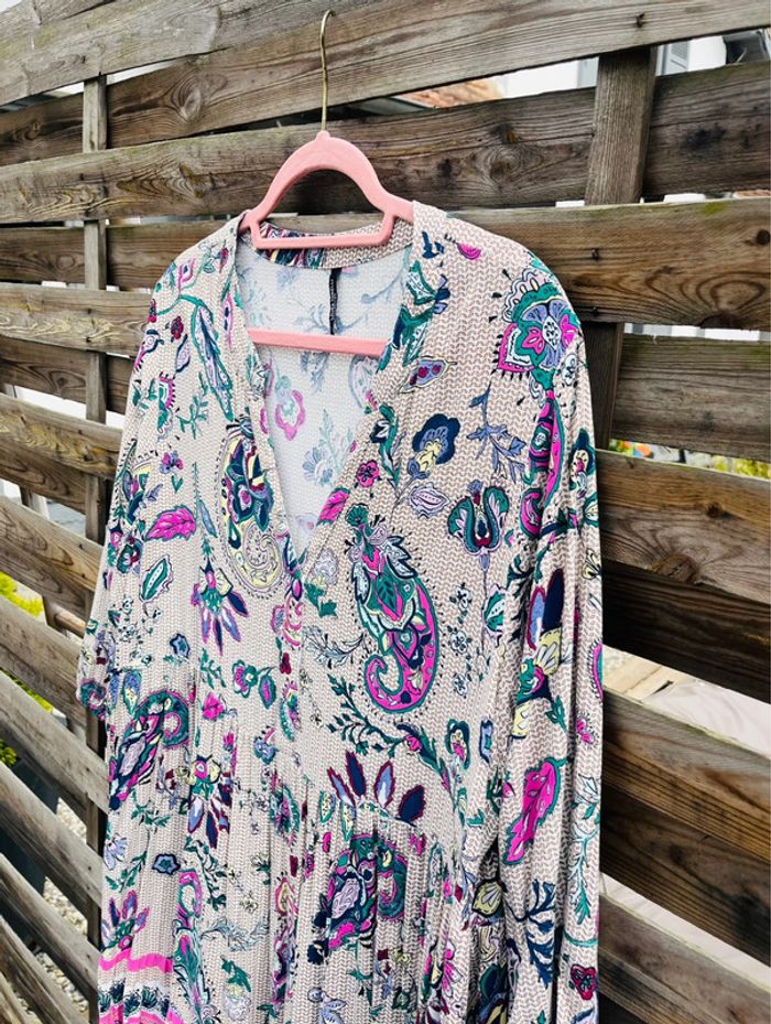 Robe à motifs fleuris - Taille L - photo numéro 3