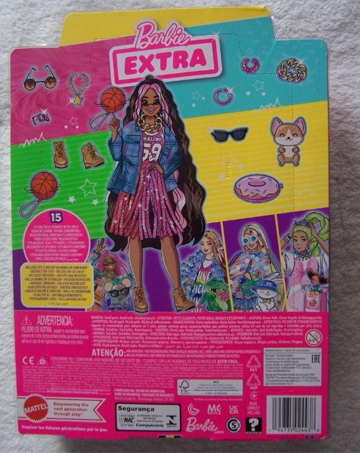 Poupée BARBIE extra robe basketball n13 - photo numéro 2