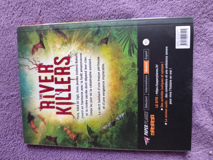 Lot 2 livres série paper planes anglais niveau avancé vintage vinyls rebel songs the river killers - photo numéro 5