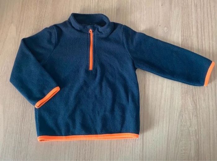 Pull laine bleu marine garçon 18 mois Auchan - photo numéro 2