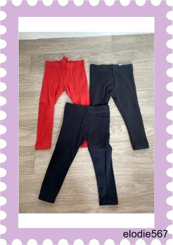 Lot de 3 leggings kiabi