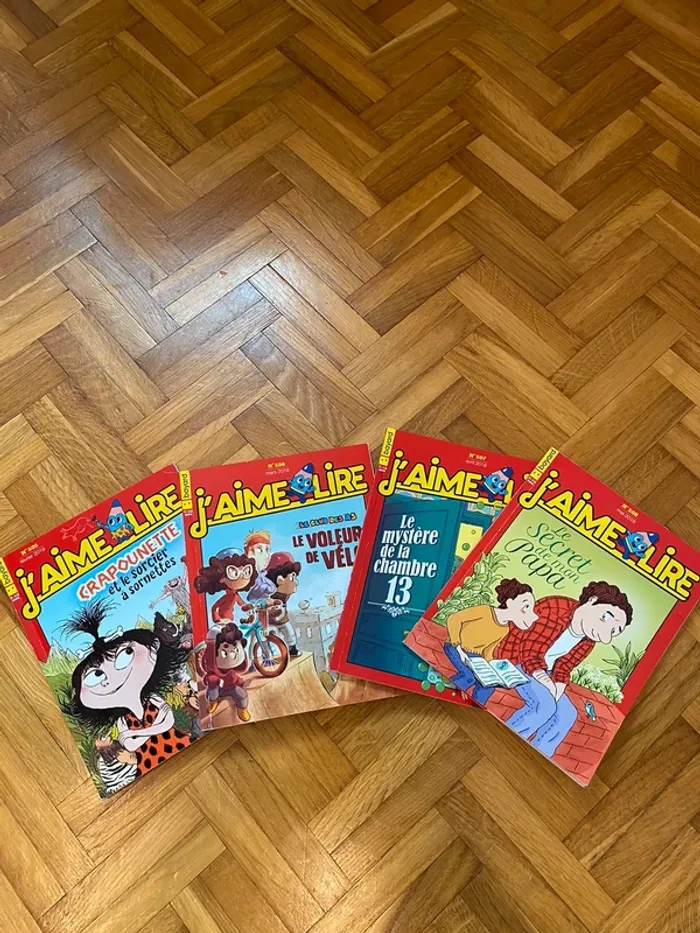 Lot de 12 j’aime lire