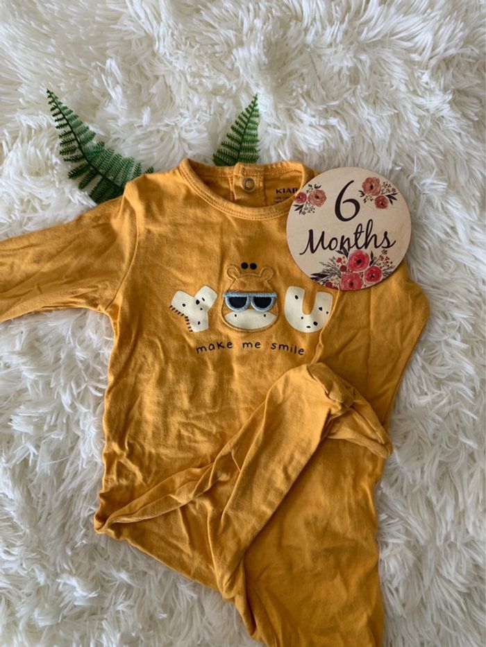 Lot 5 pyjamas légers garçons 6-9m - photo numéro 2