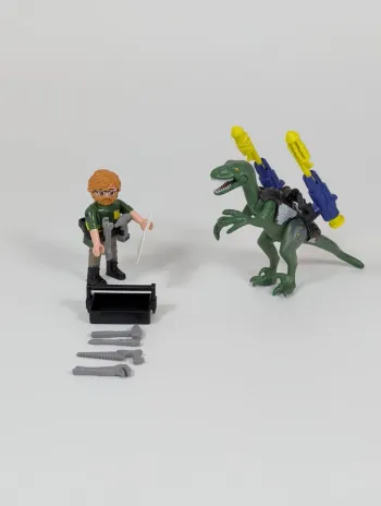 Playmobil Réparateur et dinosaure