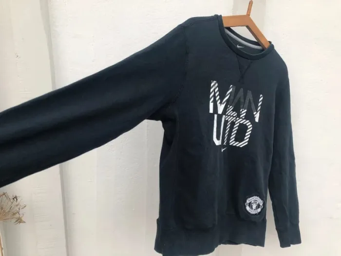 Crewneck Nike noir Manchester United Mens Size M - photo numéro 5
