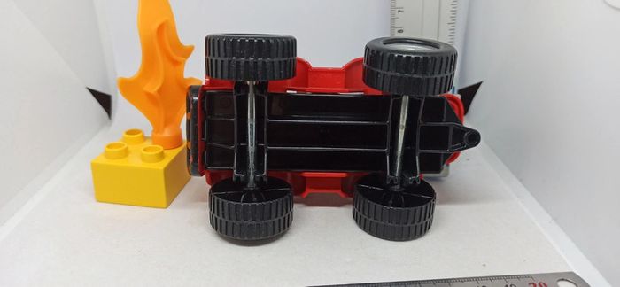 Véhicule quad de pompier lego duplo avec feu - photo numéro 6