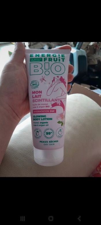 Mon lait scintillant bio peaux sèches