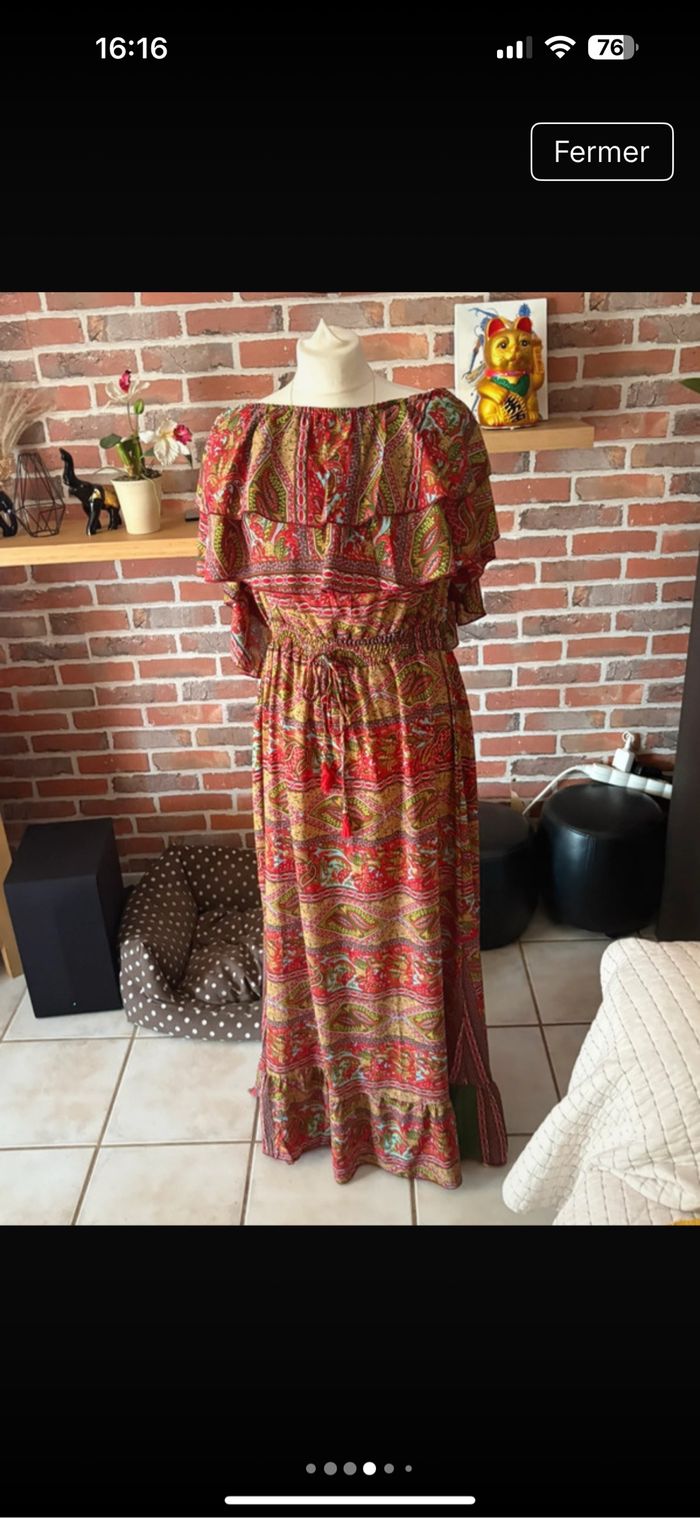 Robe longue bohème taille 2 - photo numéro 4