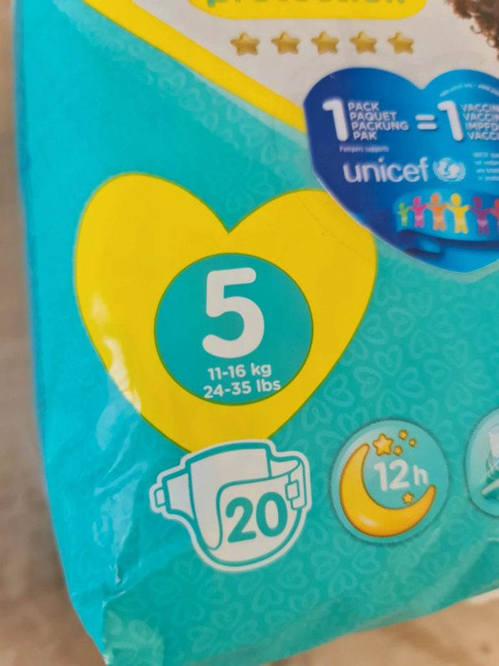 Paquet couches taille 5 pampers - photo numéro 3