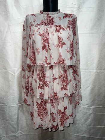 Robe casual manches longues imprimé floral Nasty Gal Collection femme M