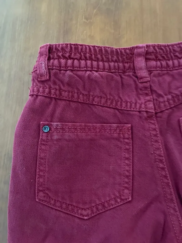 Jeans ikks bordeaux 3 ans - photo numéro 7