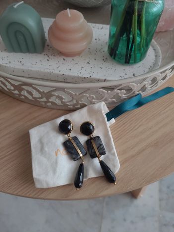 Boucles d'oreilles en pierres naturelles