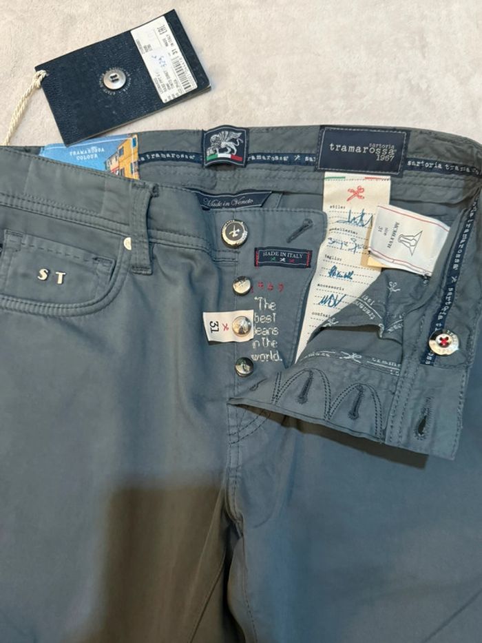 Tramarossa - Jean d'été slim, Gris, taille 31 - photo numéro 2
