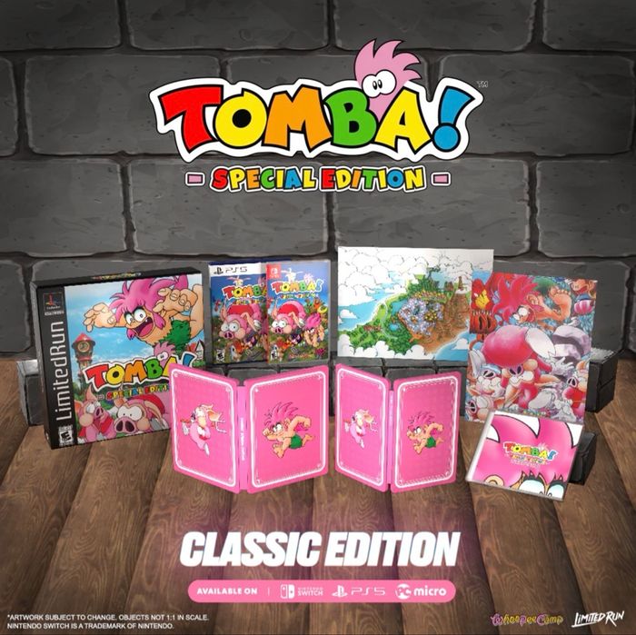 Tomba! Special Edition Classic Jeu Nontendo Switch NEUF sous blister Limited Run Games #245 - photo numéro 3
