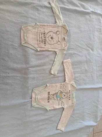 2 body manches longues Disney 3mois