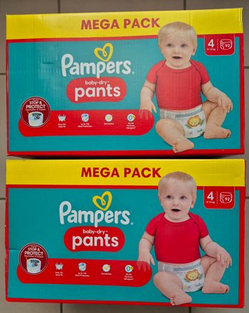 Couches pampers baby dry pants T4