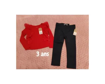 Ensemble fille 3 ans neuf