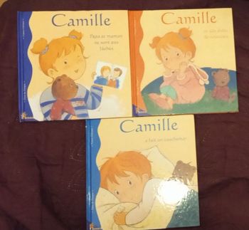Lot 3 livres Camille et son drole de nounours,papa et maman ne sont pas fâchés, a fait un cauchemarr