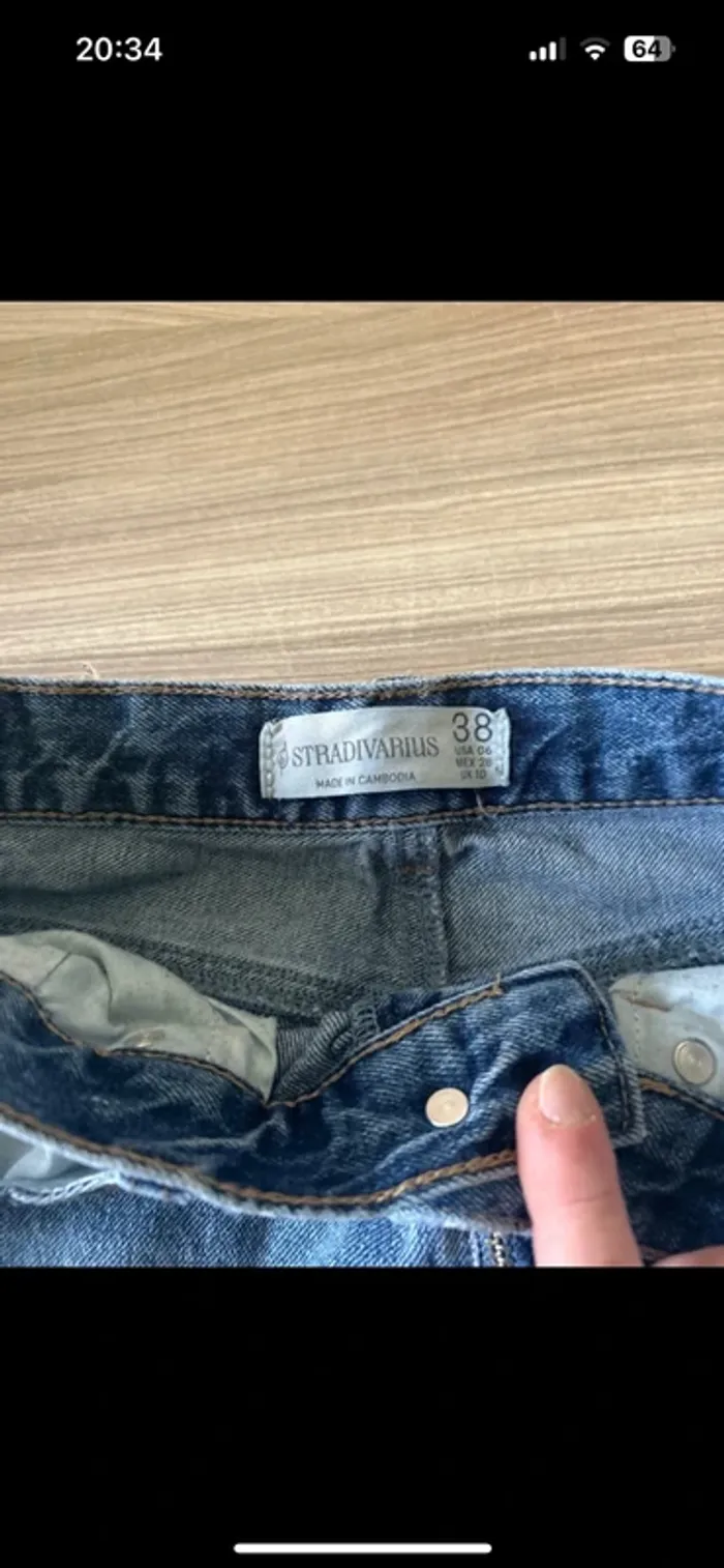 Jean large stradivarius - photo numéro 5