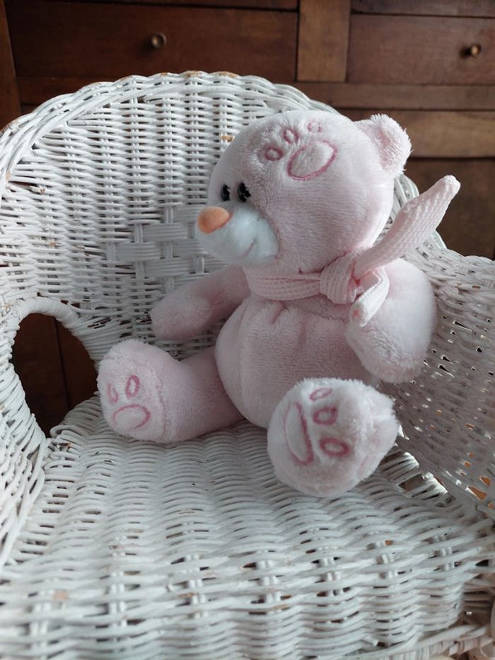 Ours en peluche rose Maxita - photo numéro 2