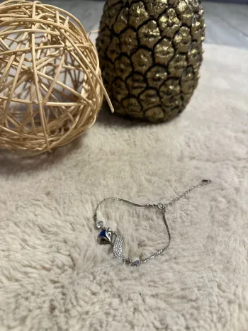 Bracelet renard en argent