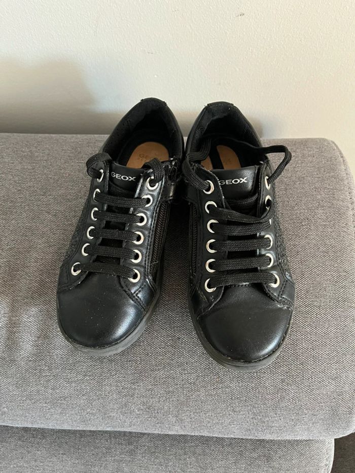 Baskets Noires Geox Pour Enfants Taille 30 - photo numéro 3