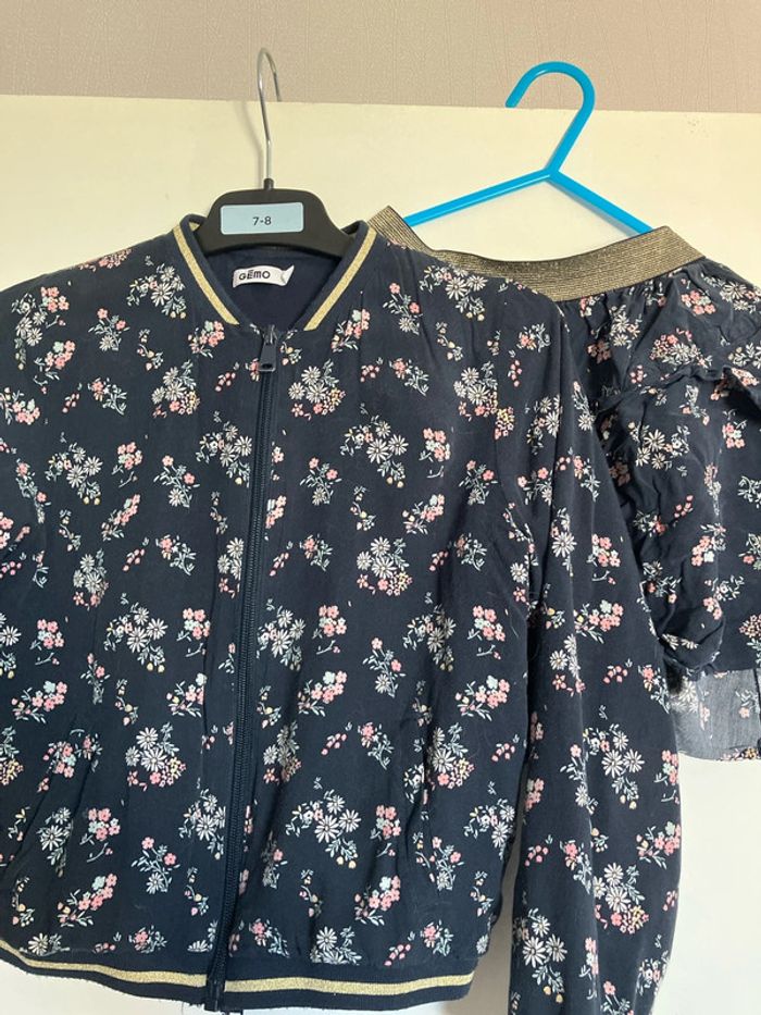 Ensemble veste et jupe 8 ans