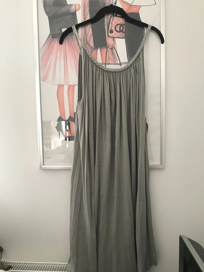 Robe fluide col tressé taille unique - photo numéro 4