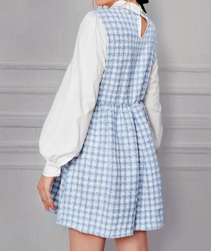 Robe 2 En 1 À Carreaux - photo numéro 2