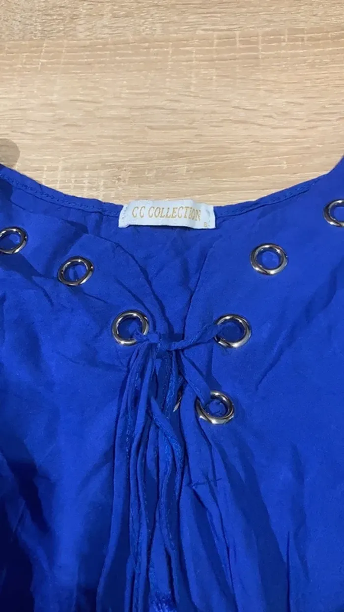 Combi short bleu - photo numéro 2