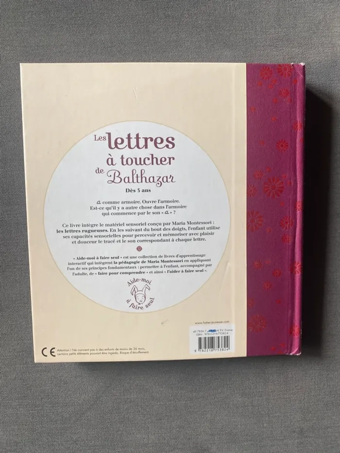 Les lettres à toucher de Balthazar Hatier jeunesse - photo numéro 2