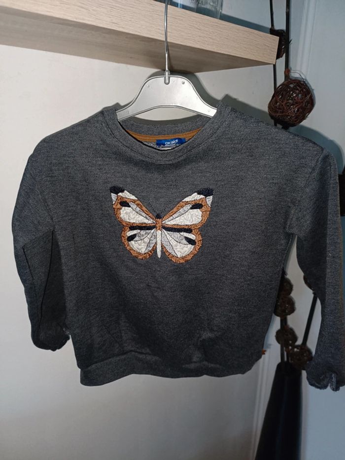 Sweat papillon fille Okaidi