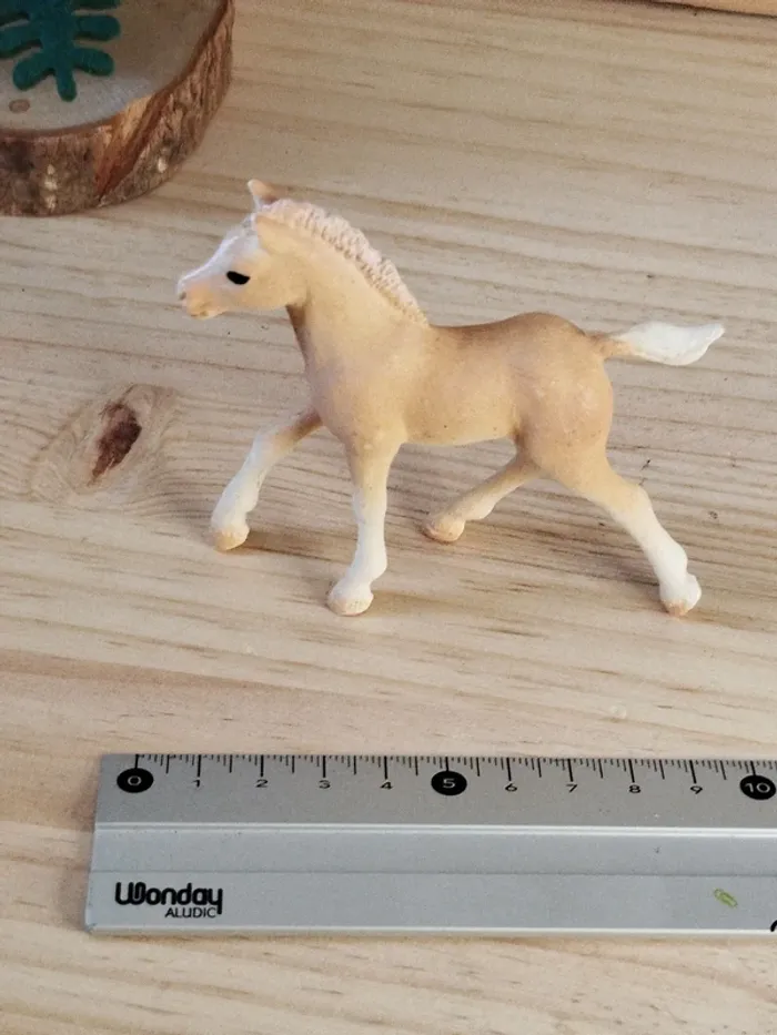 Schleich Pouliche beige figurine animal équipé - photo numéro 6