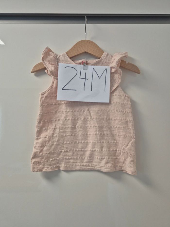 T-shirt sans manches 24mois