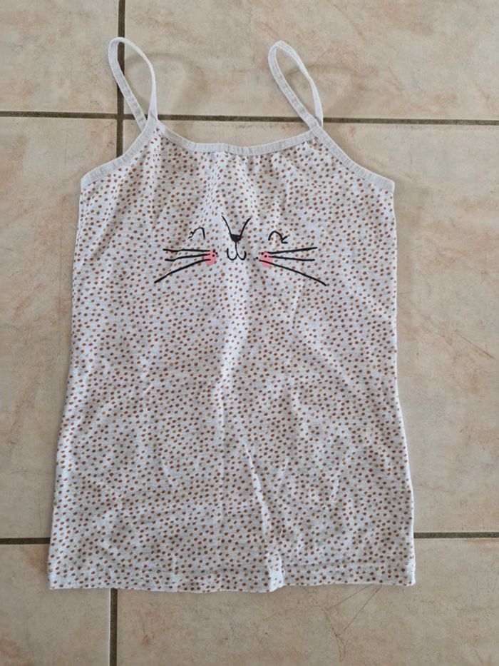 Maillot de corps tee shirt debardeur 8 ans