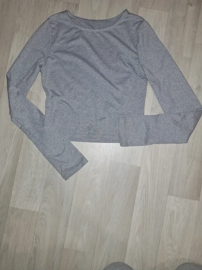 Haut gris top