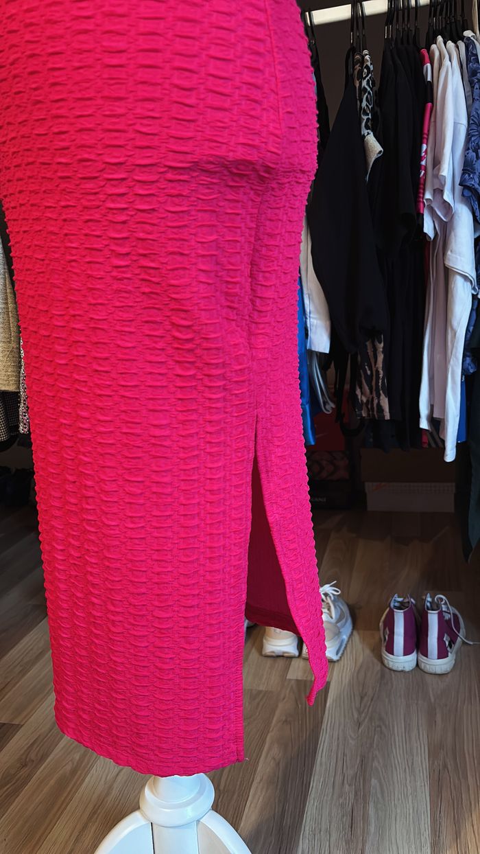 Robe longue bustier rose Shein T38 - photo numéro 2
