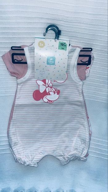 Combinaisons été Minnie 1 mois 