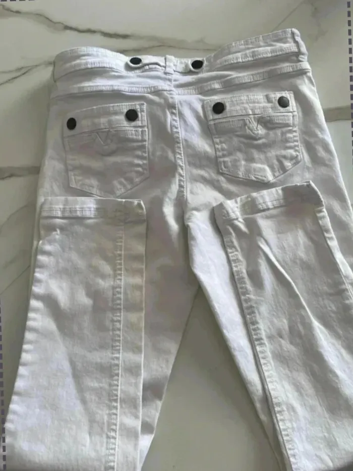 Jean blanc - Spot - Taille 38 - photo numéro 3